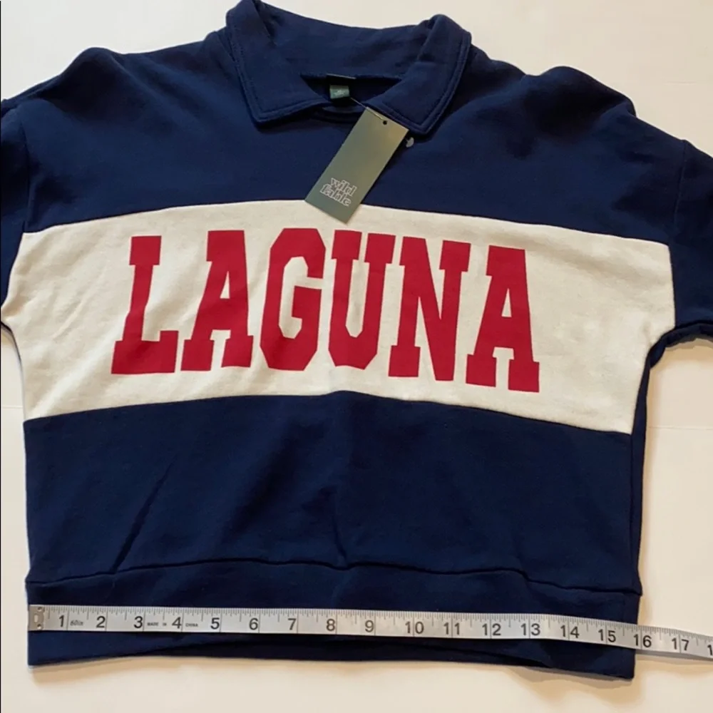 Wild Fable Juniors XSmall Laguna Collared Sweatshirt (D3) - Picture 9 of 10